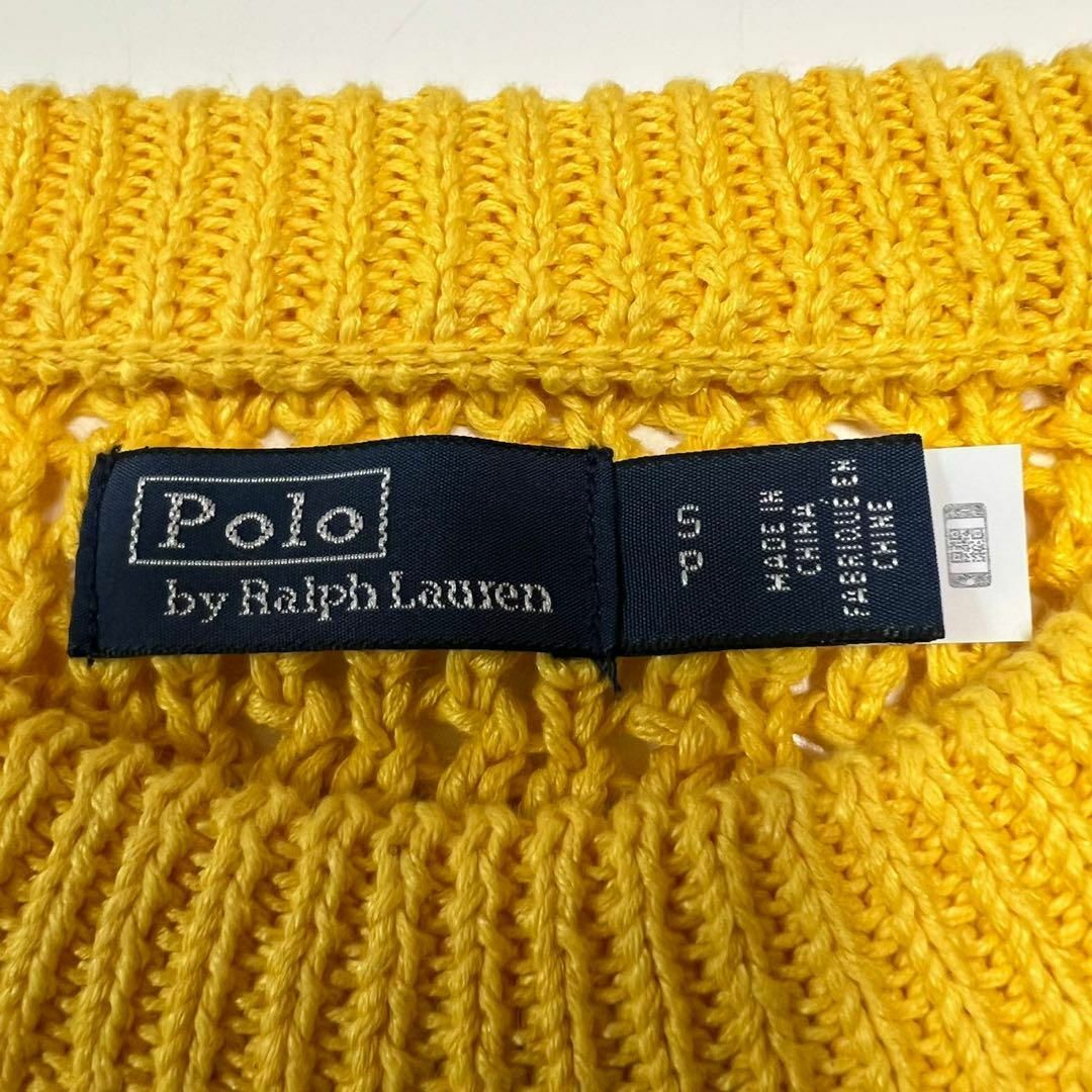 POLO RALPH LAUREN(ポロラルフローレン)のPOLO RALPH LAUREN ストライプド ロゴ リネンブレンド セーター レディースのトップス(ニット/セーター)の商品写真