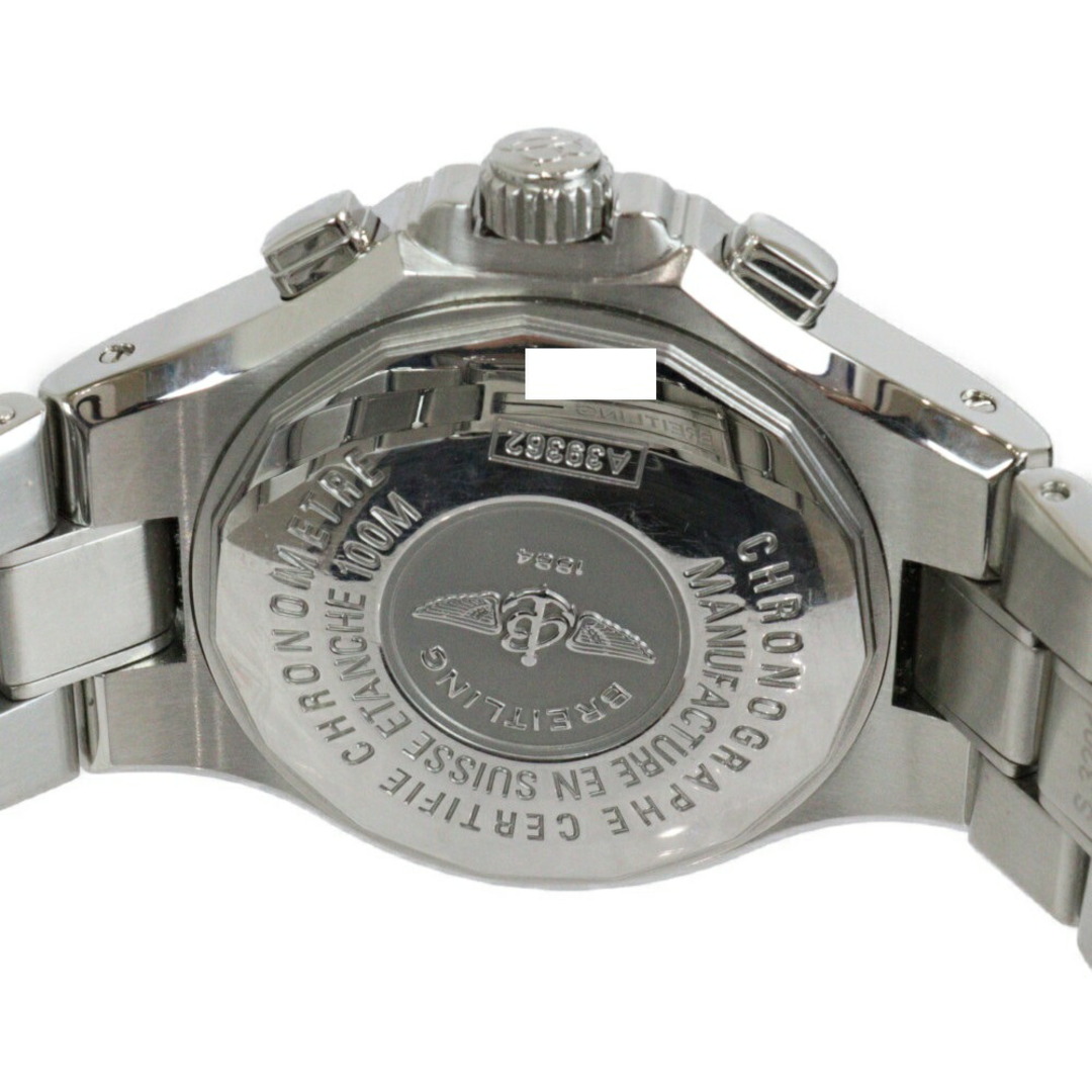 BREITLING(ブライトリング)の【ギャラあり】BREITLING　ブライトリング　ハーキュリーズ　A39362　自動巻き　クロノグラフ　SS　グレー　メンズ　腕時計　プレゼント包装　ギフト【中古】松前R56号店 メンズの時計(腕時計(アナログ))の商品写真
