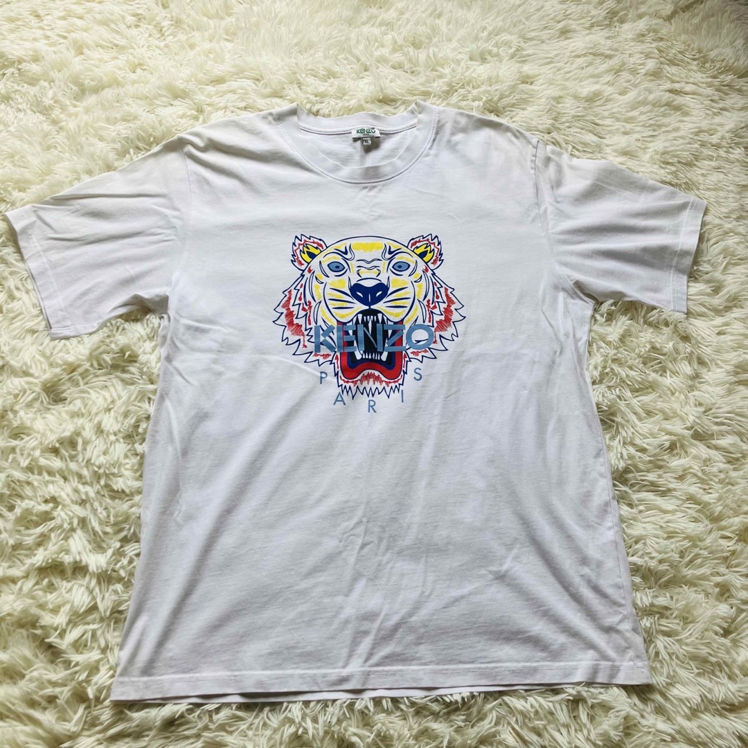 希少XLサイズ✨KENZO ケンゾー タイガーロゴ トラ 半袖Tシャツ 虎