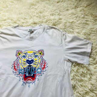 ケンゾー(KENZO)の希少XLサイズ✨KENZO ケンゾー タイガーロゴ トラ 半袖Tシャツ 虎(Tシャツ/カットソー(半袖/袖なし))