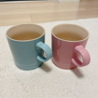 ルクルーゼ(LE CREUSET)の【新品未使用品】ル・クルーゼ　マグカップ　350ml(グラス/カップ)