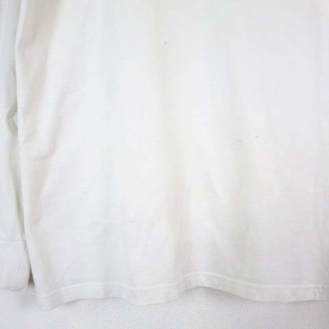 KANGOL(カンゴール)のカンゴール Tシャツ ロンT ロゴ 刺繍 クルーネック 長袖 L 白 ホワイト メンズのトップス(Tシャツ/カットソー(七分/長袖))の商品写真