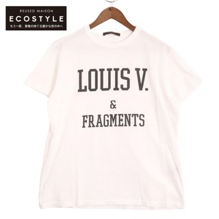 ルイヴィトン(LOUIS VUITTON)のルイヴィトン ×フラグメント ホワイト RM172M JC8 HDY30W ロゴ 半袖Tシャツ M(その他)