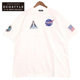 バレンシアガ(Balenciaga)のバレンシアガ ×NASA 20年 ホワイト 651795TKVD79040 スペース マルチパッチ Tシャツ S(Tシャツ/カットソー(半袖/袖なし))