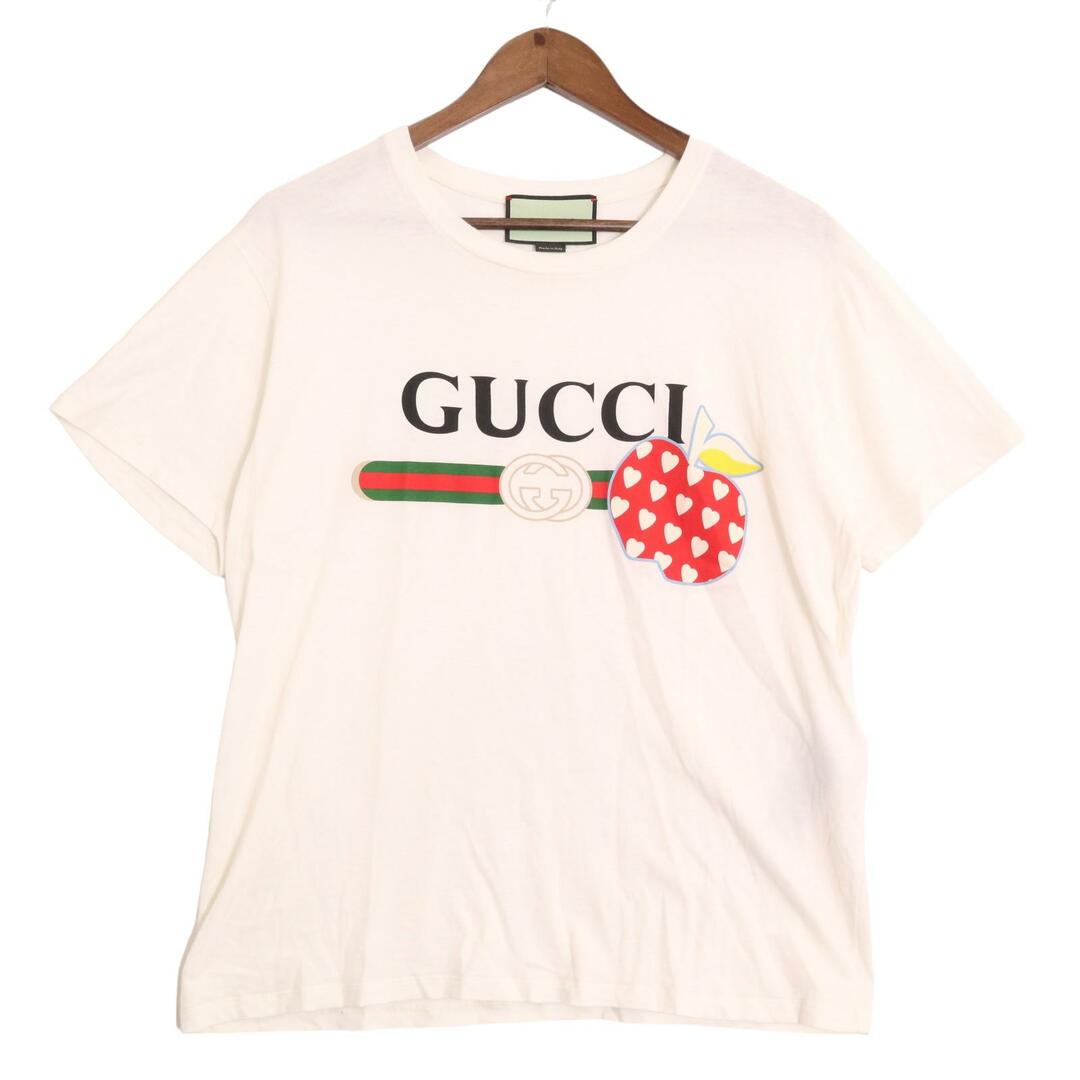 Gucci(グッチ)のグッチ 548334-XJDNC りんごクルーネック半袖Tシャツ XS メンズのトップス(Tシャツ/カットソー(半袖/袖なし))の商品写真