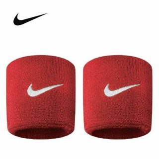 ナイキ(NIKE)のNIKE(ナイキ) スウォッシュ リストバンド バーシティレッド/ホワイト(バスケットボール)