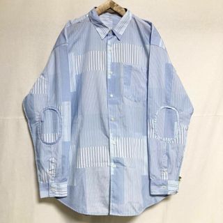 ビームス(BEAMS)の⚫︎Lサイズ！SSZ エルボーパッチストライプシャツ(その他)