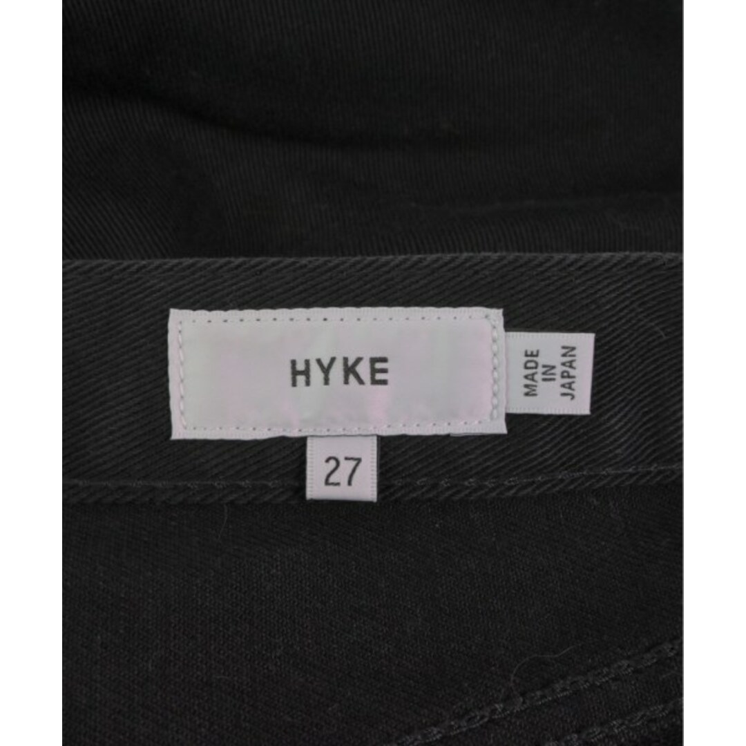 HYKE(ハイク)のHYKE ハイク デニムパンツ 27(XS位) 黒 【古着】【中古】 レディースのパンツ(デニム/ジーンズ)の商品写真