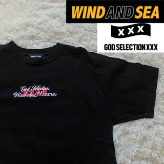 ウィンダンシー(WIND AND SEA)のWind and sea ゴットセレクション 限定コラボ　半袖Tシャツ 刺繍ロゴ(Tシャツ/カットソー(半袖/袖なし))