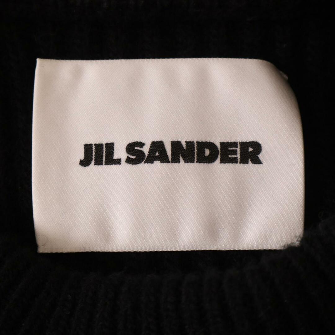 Jil Sander(ジルサンダー)のジルサンダー 20AW サイド手編みパッチディテールラウンドヘムクルーネックニットセーター 44 メンズのトップス(その他)の商品写真