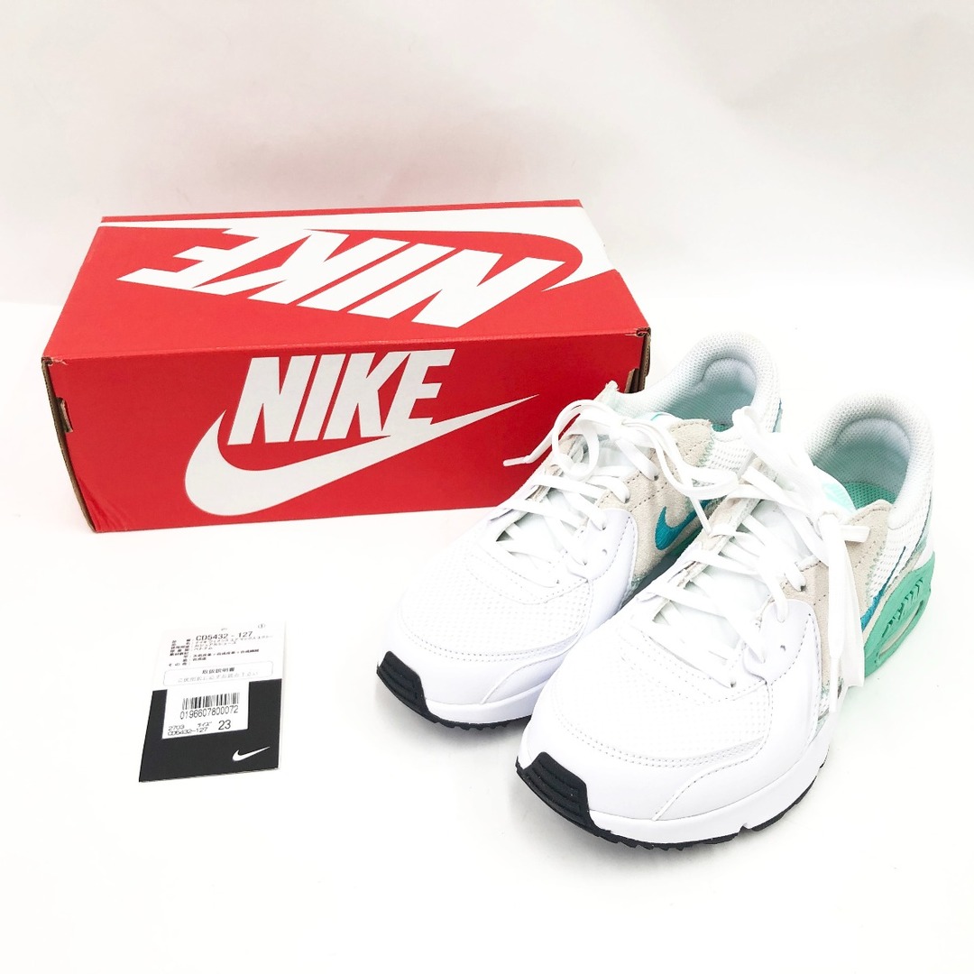 NIKE(ナイキ)の〇〇NIKE ナイキ スニーカー ウィメンズ エア マックス エクシー 23cm CD5432-127 WHITE/TLNBLA レディースの靴/シューズ(スニーカー)の商品写真