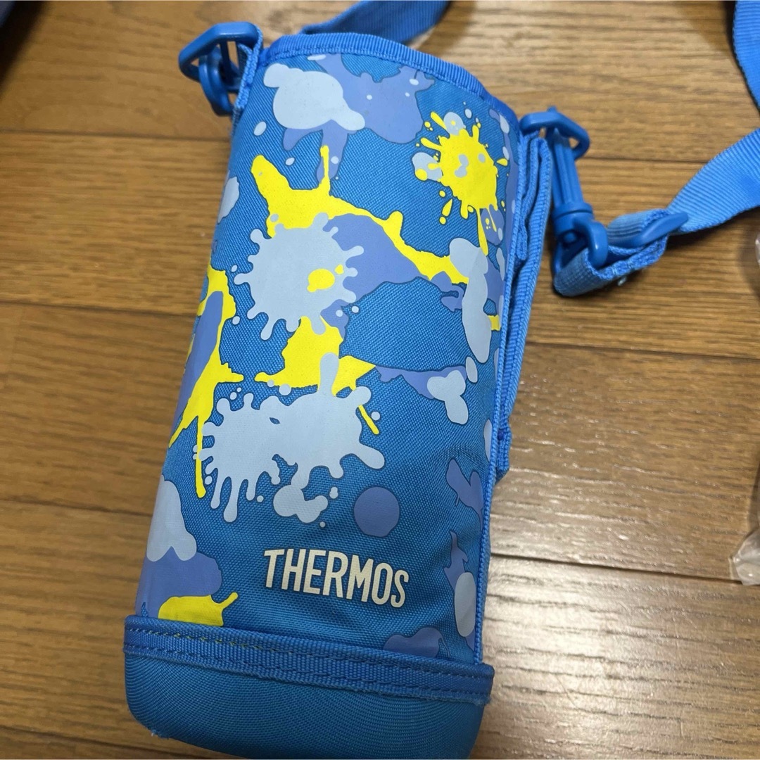 THERMOS(サーモス)のお値下げ！サーモス　水筒　0.8L 2way ブルーペイント キッズ/ベビー/マタニティの授乳/お食事用品(水筒)の商品写真