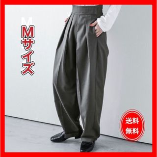 タックワイドパンツ ボトムス 美シルエット ハイウエスト カジュアル きれいめお(ショートパンツ)