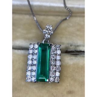 pt900 見事なvivid green エメラルド1.53ct コロンビア産　