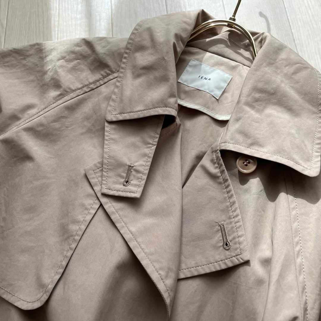 IENA(イエナ)のIENA Pe/ポプリンオーバートレンチコート 春コート レディースのジャケット/アウター(トレンチコート)の商品写真