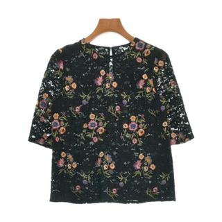 ジルスチュアート(JILLSTUART)のJILLSTUART ジルスチュアート ブラウス S 黒x緑x赤等(花柄) 【古着】【中古】(シャツ/ブラウス(長袖/七分))