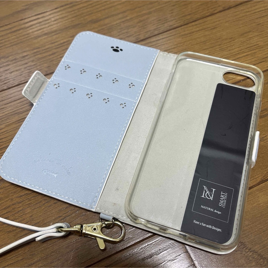 iphonese ケース 手帳型  sakana to neko スマホ/家電/カメラのスマホアクセサリー(iPhoneケース)の商品写真