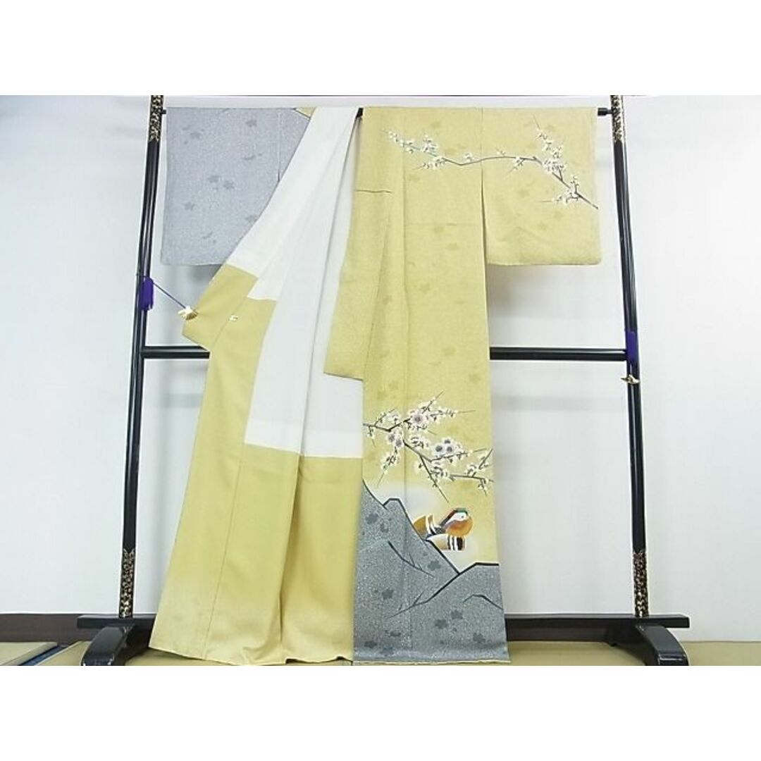 平和屋本店□極上 人間国宝 羽田登喜男 TOKIOetTOKI 訪問着 鴛鴦 平和屋本店□極上 人間国宝 羽田登喜男 TOKIOetTOKI 訪問着 鴛鴦