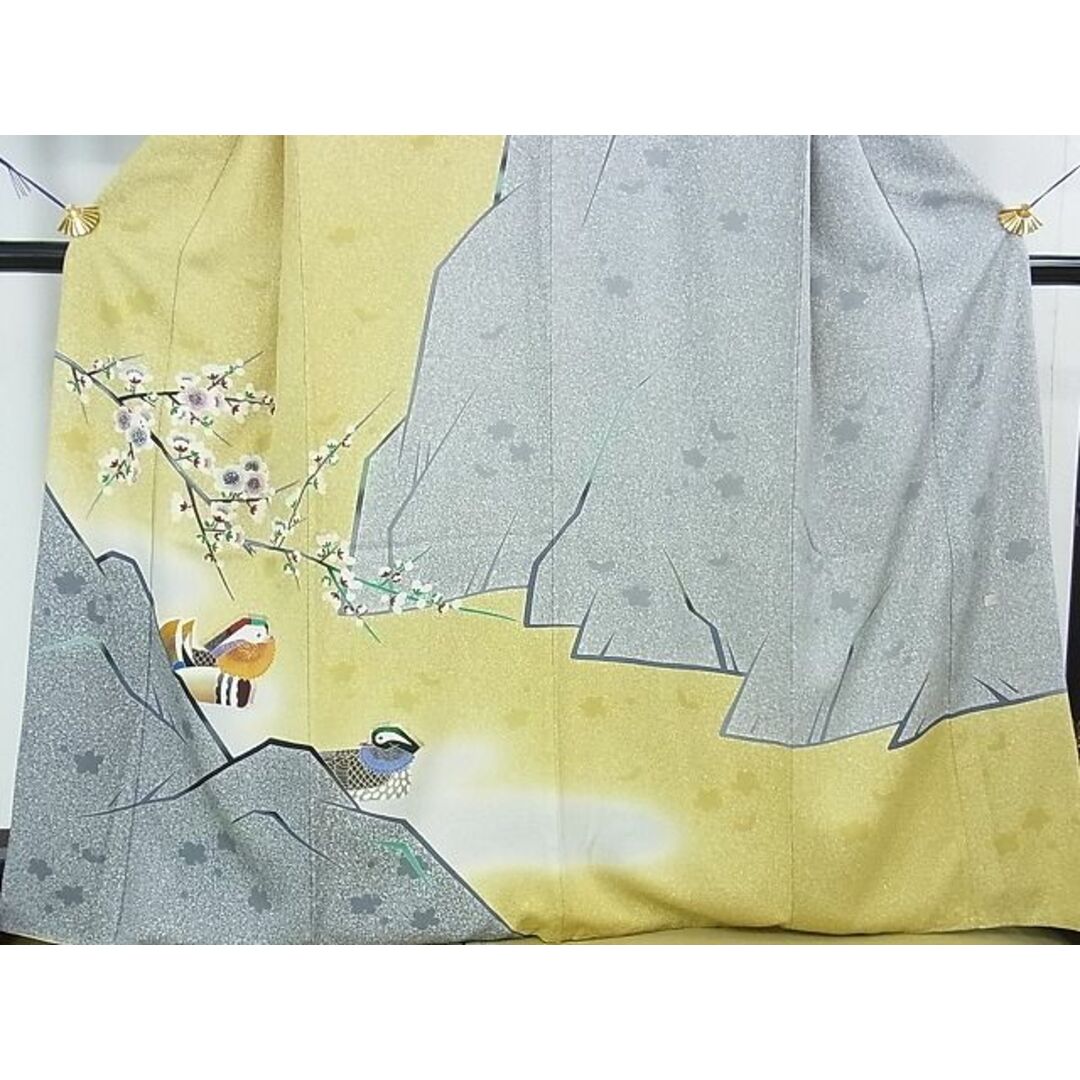 平和屋本店□極上 人間国宝 羽田登喜男 TOKIOetTOKI 訪問着 鴛鴦 平和屋本店□極上 人間国宝 羽田登喜男 TOKIOetTOKI 訪問着 鴛鴦
