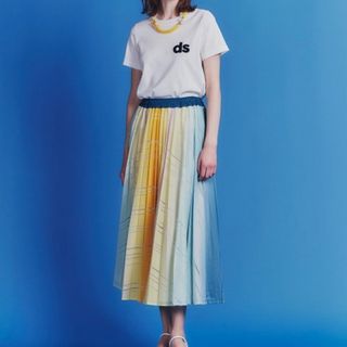 ダブルスタンダードクロージング(DOUBLE STANDARD CLOTHING)のダブルスタンダードクロージング グラデーション プリーツ スカート ロング(ロングスカート)