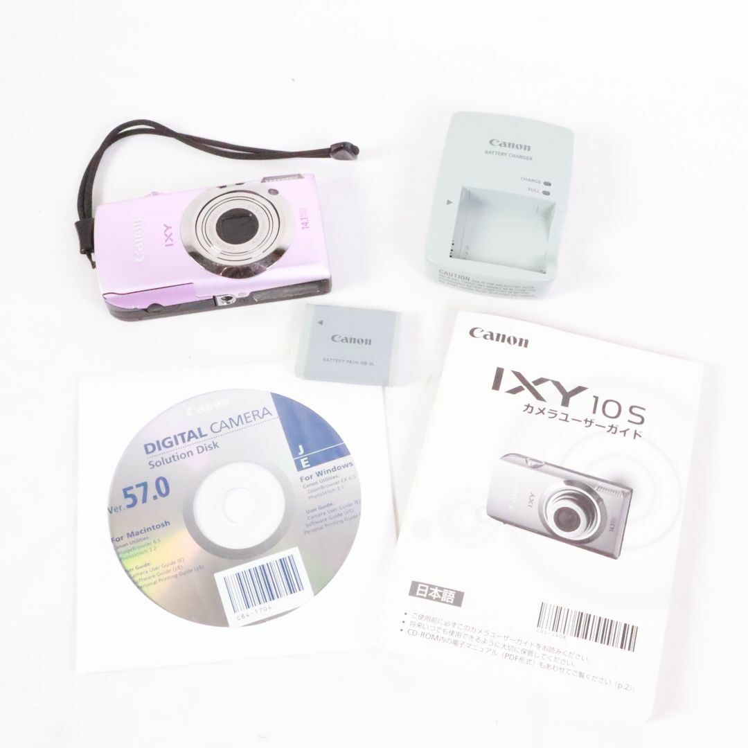 Canon - Canon　キャノン　コンパクト　デジタルカメラ　IXY　イクシー　10Ｓ ピンク　⑦