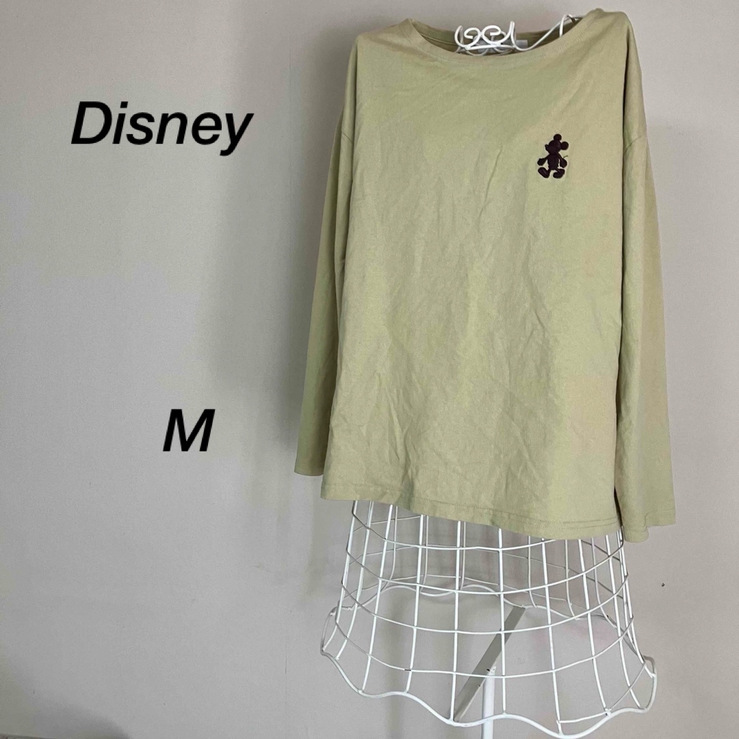 Disney(ディズニー)の【大人気】Disneyディズニー　長袖　Tシャツ　トップス　ミッキーマウス刺繍 レディースのトップス(Tシャツ(長袖/七分))の商品写真