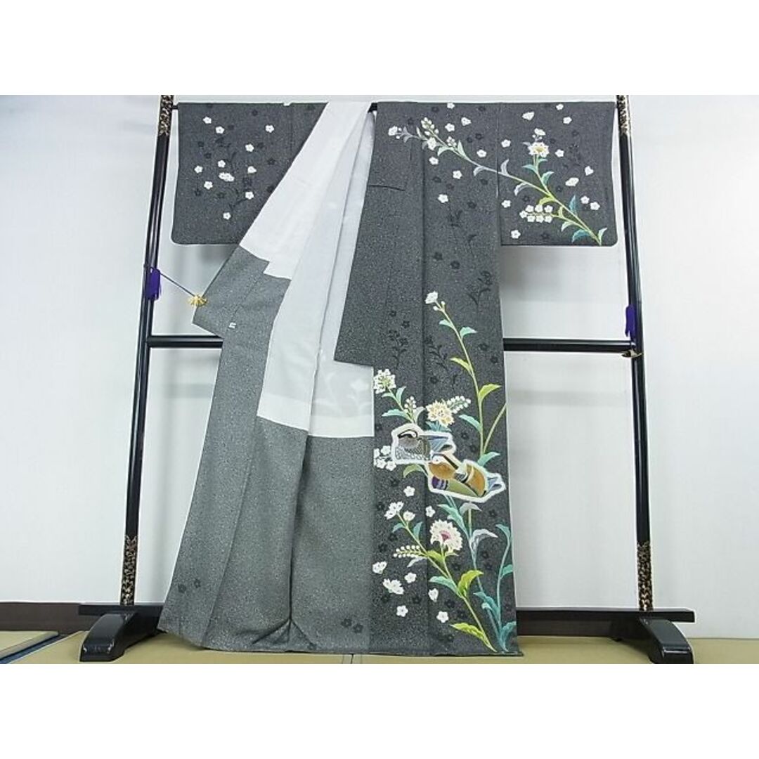 平和屋本店□極上 人間国宝 羽田登喜男 TOKIOetTOKI 訪問着 鴛鴦 平和屋本店□極上 人間国宝 羽田登喜男 TOKIOetTOKI 訪問着 鴛鴦