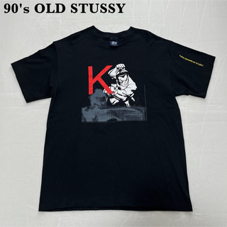 STUSSY - 【希少】90's STUSSY ステューシー 紺タグ Tシャツ M