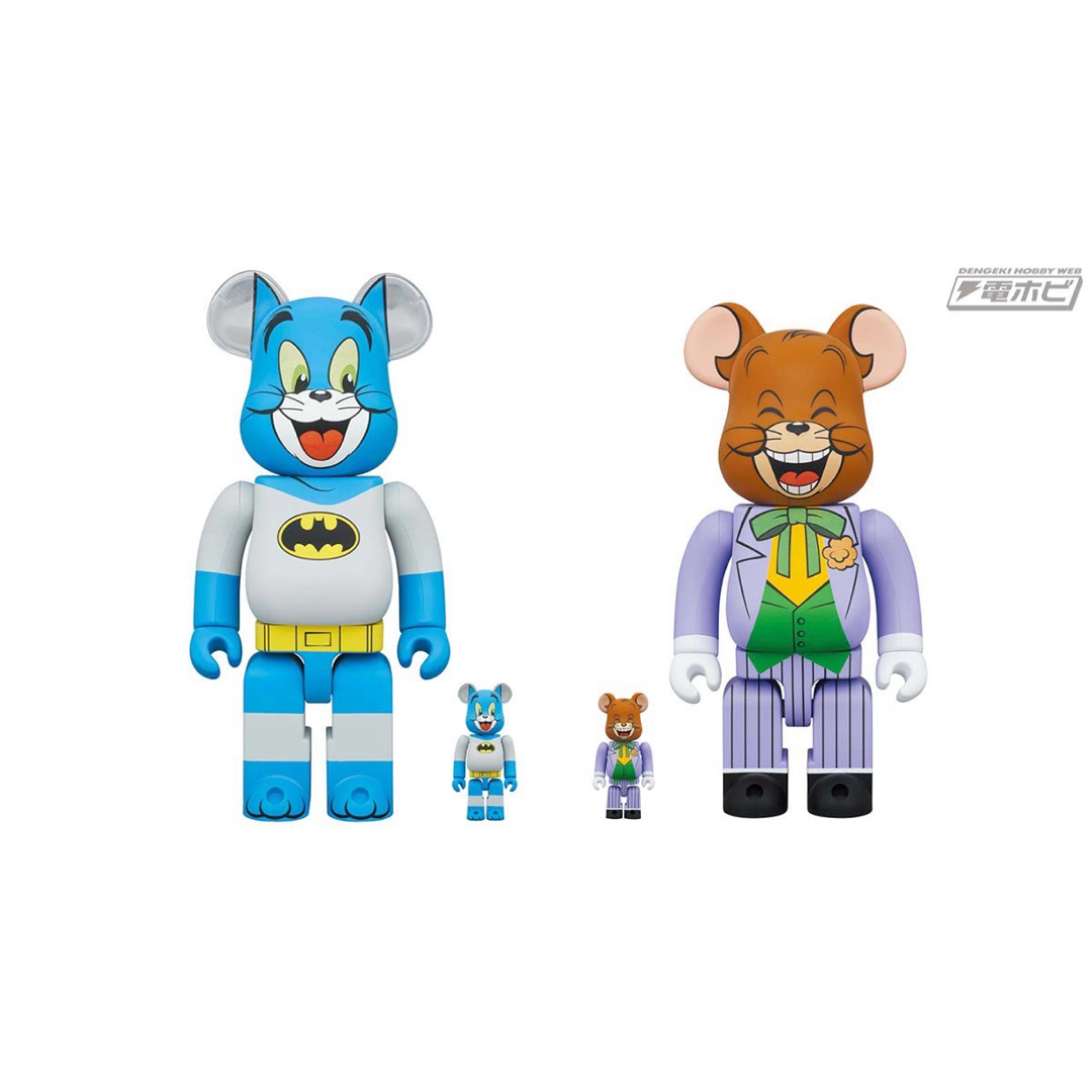 BE@RBRICK(ベアブリック)のBE@RBRICK TOM BATMAN JERRY JOKER 100&400 エンタメ/ホビーのフィギュア(アニメ/ゲーム)の商品写真