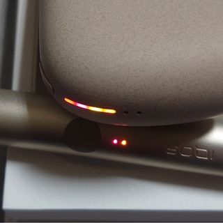 アイコス(IQOS)の★LEDカスタム　イルマ　ペブルベージュ×レインボー★新品・未登録(タバコグッズ)