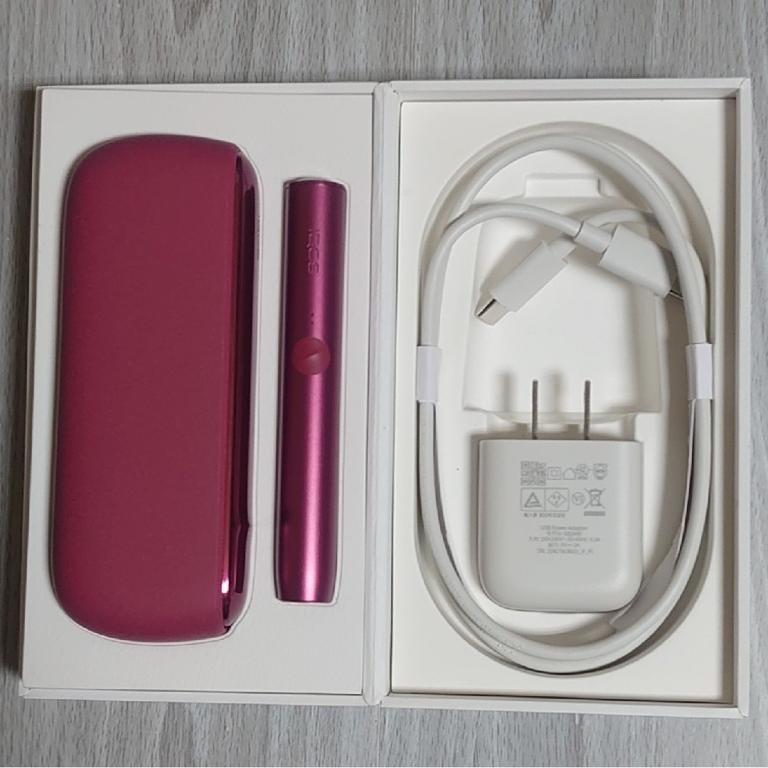 IQOS(アイコス)の★LEDカスタム　イルマ　サンセットレッド×レインボー★新品・未使用 メンズのファッション小物(タバコグッズ)の商品写真