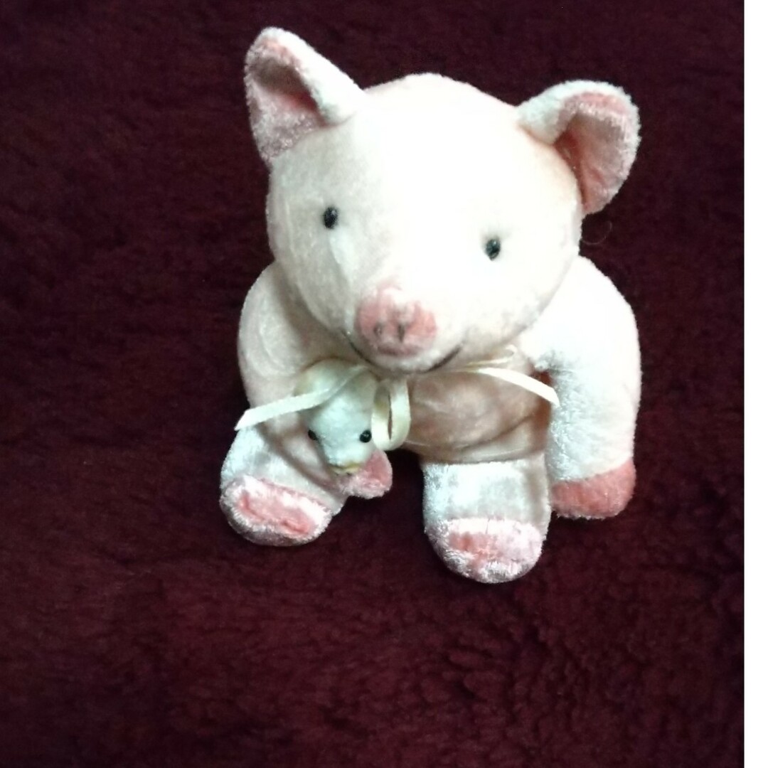 親子豚ぬいぐるみ🐷 エンタメ/ホビーのおもちゃ/ぬいぐるみ(ぬいぐるみ)の商品写真