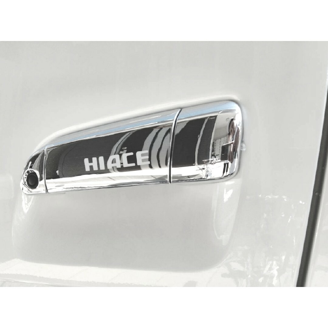 ハイエース HIACE ドアハンドル ドアノブ ステッカー 反射式 ６枚セット 自動車/バイクの自動車(車外アクセサリ)の商品写真