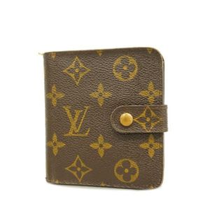 ルイヴィトン(LOUIS VUITTON)の★SALE 【4ge4943】ルイヴィトン 財布/モノグラム/コンパクトジップ/M61667/ブラウン【中古】メンズ/レディース/ユニセックス(財布)