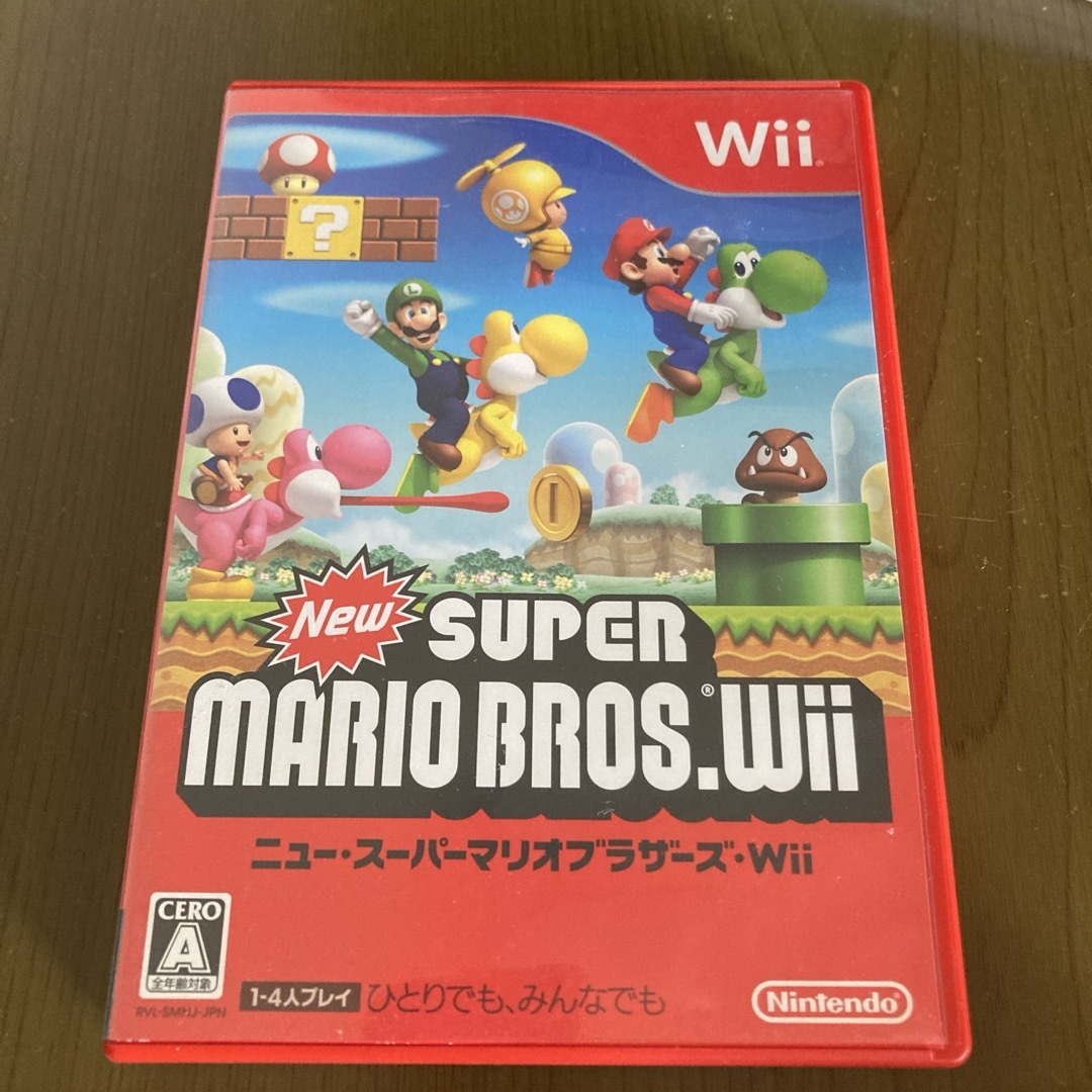 Wii(ウィー)の Wii ソフト　ニュー、スーパーマリオブラザーズ、 Wii エンタメ/ホビーのゲームソフト/ゲーム機本体(家庭用ゲームソフト)の商品写真