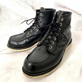 レッドウィング(REDWING)のレッドウィング　8179 アイリッシュセッターモックトゥ　ブラック　US8(ブーツ)