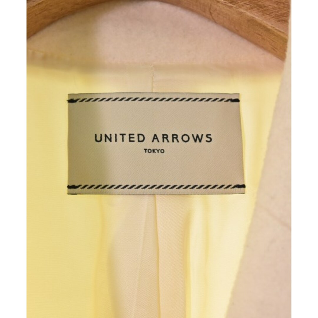 UNITED ARROWS(ユナイテッドアローズ)のUNITED ARROWS チェスターコート 36(S位) アイボリー 【古着】【中古】 レディースのジャケット/アウター(チェスターコート)の商品写真