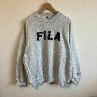 FILA - vintage FILA フィラ スウェット　刺繍　オーバーサイズ　ゆるだぼ