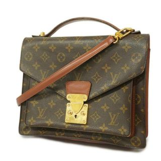 ルイヴィトン(LOUIS VUITTON)の【4ge4987】ルイヴィトン ツーウェイバッグ/モノグラム/モンソー/M51185/ブラウン【中古】レディース(その他)