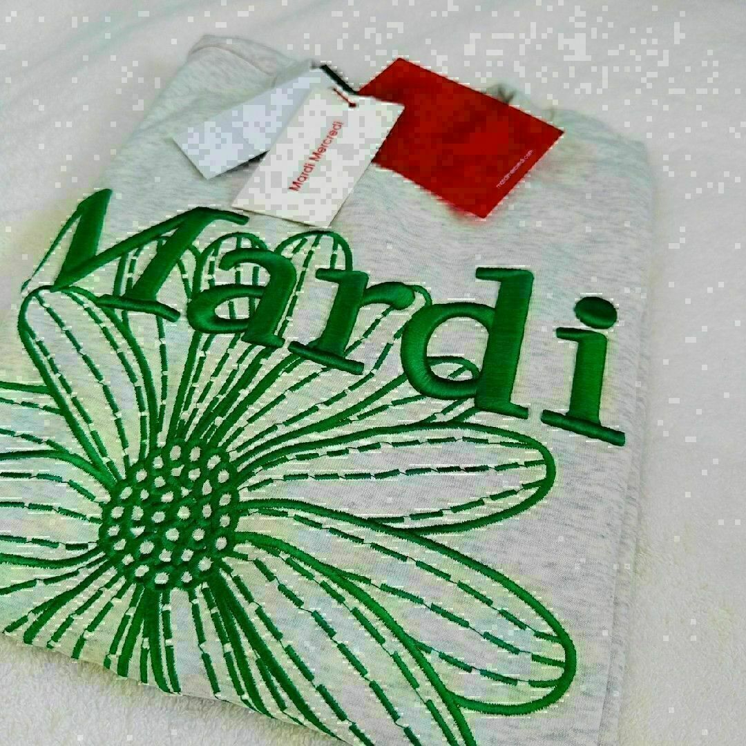 Mardi Mercredi マルディメクルディ 刺繍 スウェット グリーン | フリマアプリ ラクマ