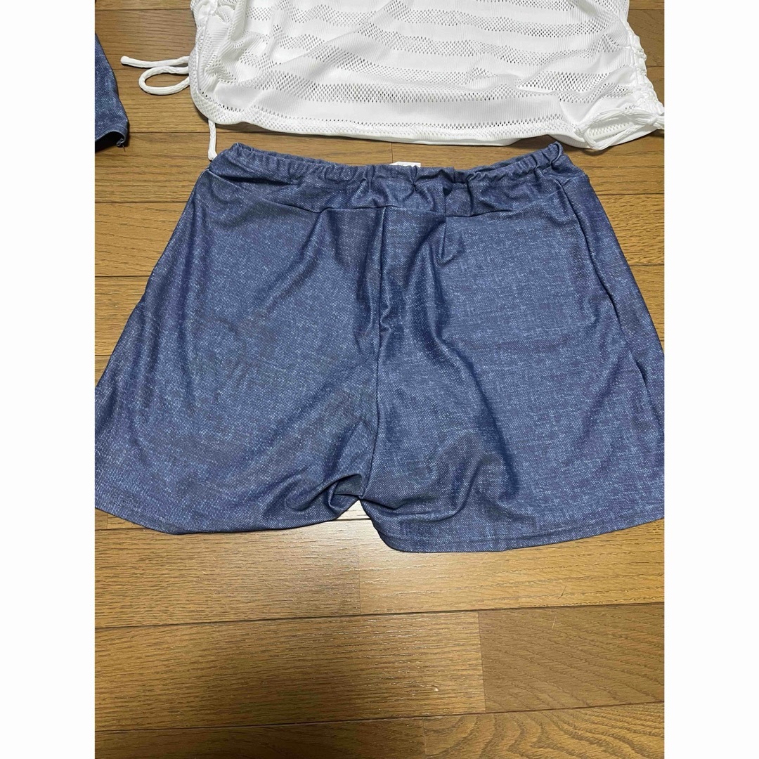 しまむら(シマムラ)のタンキニ　水着　4点セット レディースの水着/浴衣(水着)の商品写真