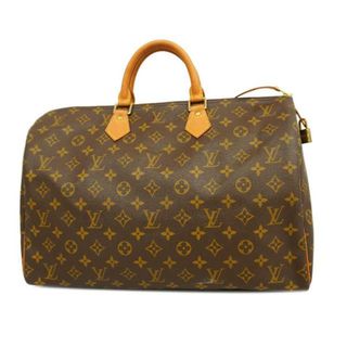 ルイヴィトン(LOUIS VUITTON)の【4ge4884】ルイヴィトン ハンドバッグ/モノグラム/スピーディ40/M41106/ブラウン【中古】レディース(ハンドバッグ)