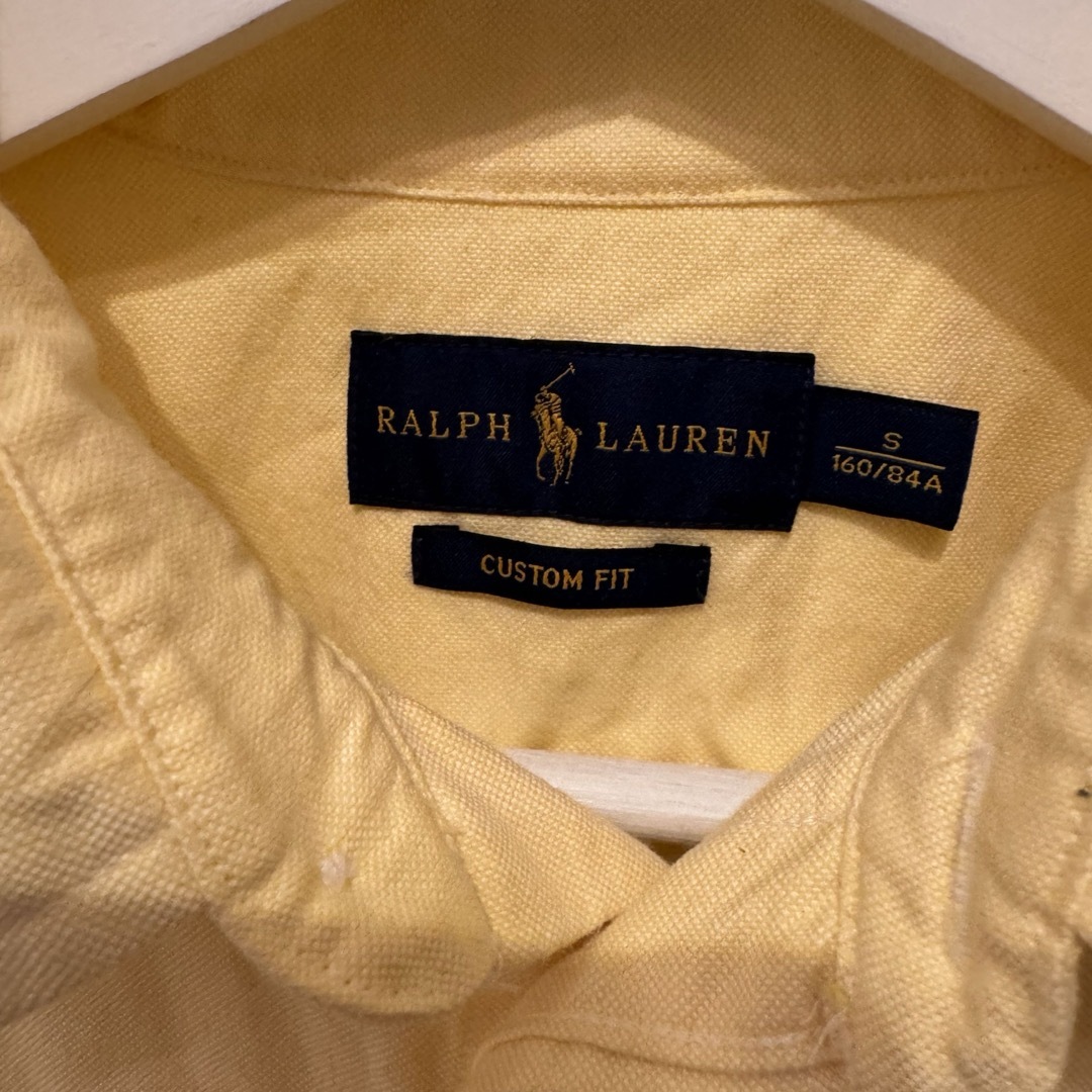 Ralph Lauren(ラルフローレン)の【美品】RALPH LAUREN イエロー シャツ S レディースのトップス(シャツ/ブラウス(長袖/七分))の商品写真