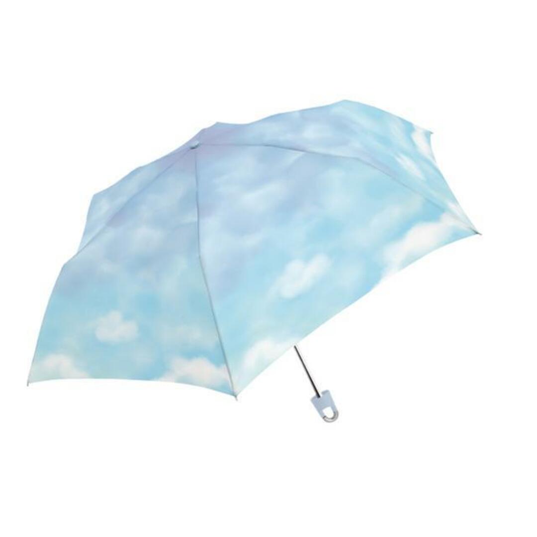 晴雨兼用 カラビナ付き折り畳み傘 55cm レディースのファッション小物(傘)の商品写真