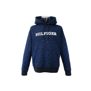 トミーヒルフィガー(TOMMY HILFIGER)のTOMMY HILFIGER トミー フーディー パーカー海外限定 ネイビー S(パーカー)