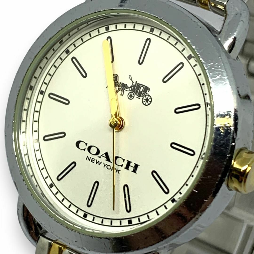 COACH(コーチ)の【電池交換済】コーチ　COACH　CA.105.7.95.1207　白文字盤 レディースのファッション小物(腕時計)の商品写真