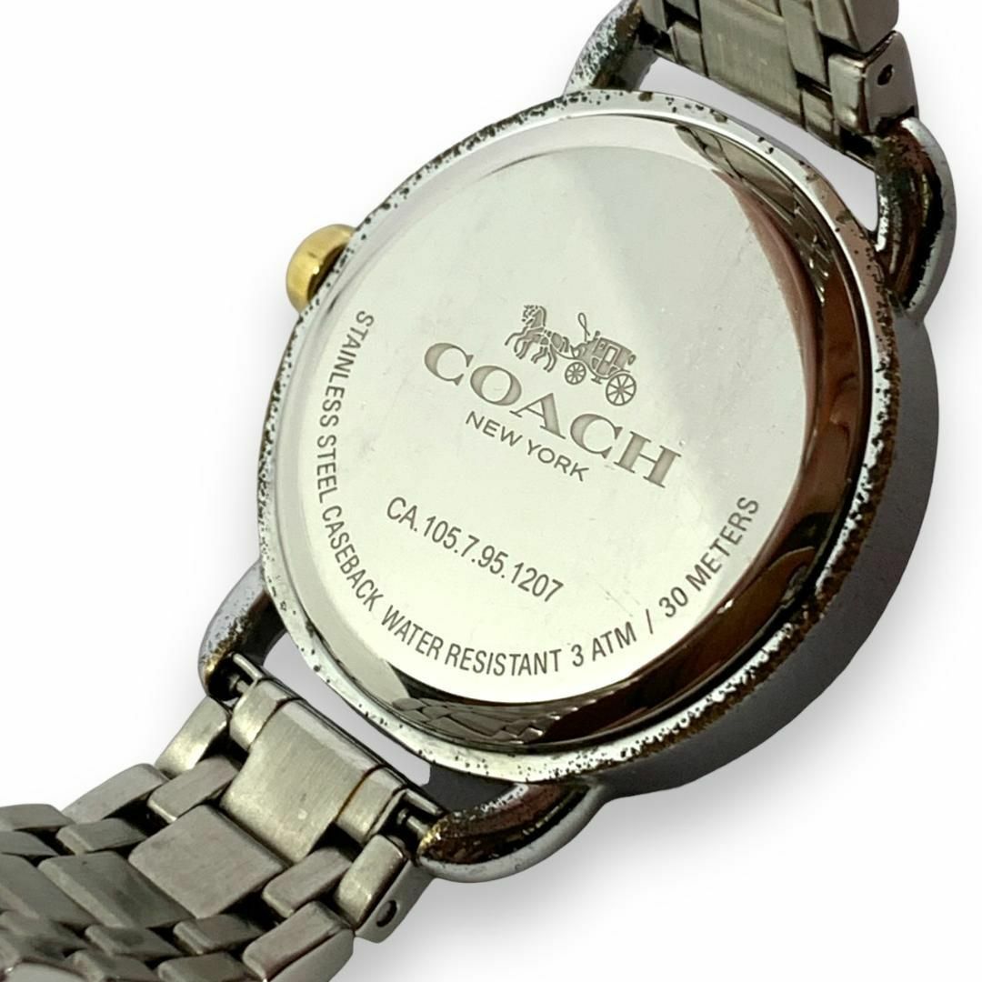 COACH(コーチ)の【電池交換済】コーチ　COACH　CA.105.7.95.1207　白文字盤 レディースのファッション小物(腕時計)の商品写真