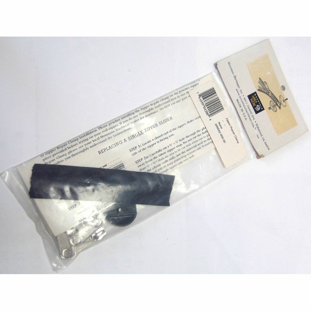MOUNTAIN HARDWEAR(マウンテンハードウェア)のファスナー補修用キット 「Zipper Repair Clamp」 スポーツ/アウトドアのアウトドア(テント/タープ)の商品写真