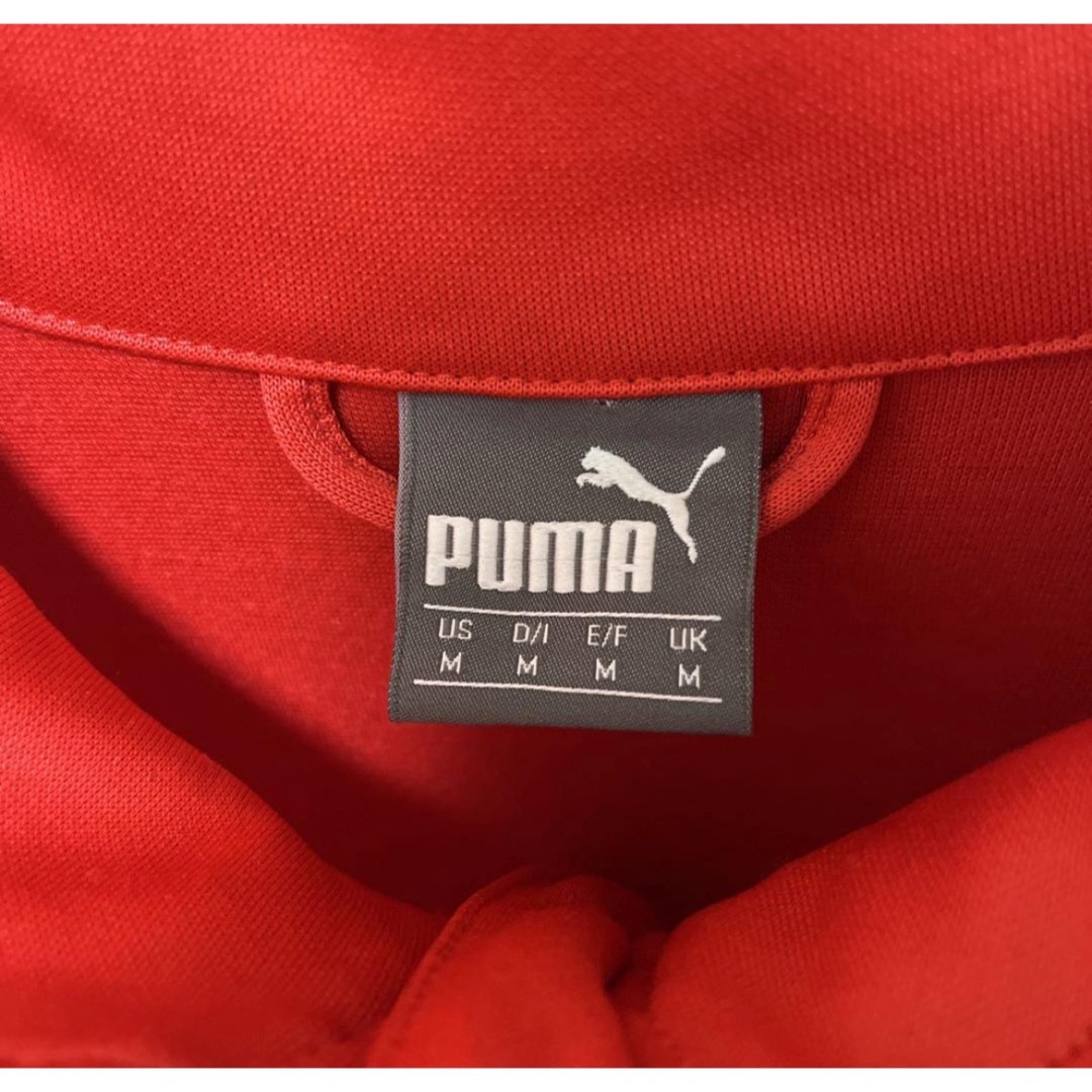 PUMA(プーマ)のプーマ アーセナル ジャージ 上 トラックジャケット レッド M 刺繍 ワッペン メンズのトップス(ジャージ)の商品写真