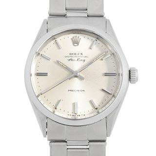 ロレックス(ROLEX)のロレックス エアキング 5500 シルバー バー 24番 メンズ アンティーク 腕時計(腕時計(アナログ))